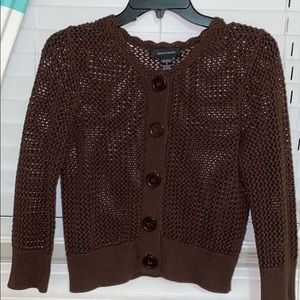 Super cute brown cardigan !!!